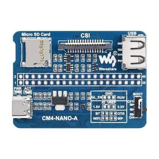 Raspberry Pi Compute Module 4 Nano Base Board (A) (21634) купить