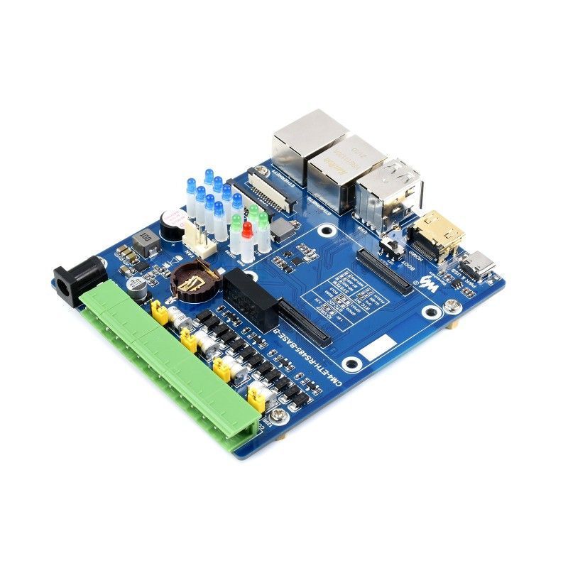 Raspberry Module Base Raspberry Pi Compute Module 4 Dual ETH Quad RS485 Base Board (B) (21666 ...