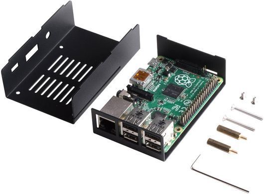 Корпус для Raspberry Pi 3 Model B Metal Case Black