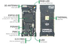 ESP32-S3 NanoS3 Development Board