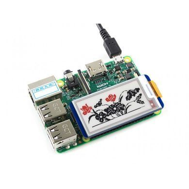 Raspberry Pi 2.13inch 212x104 E-Ink display HAT three-color RBW