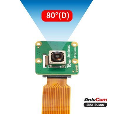 Arducam IMX519 PDAF&CDAF Autofocus Camera Module for Raspberry Pi, NVIDIA&reg; Jetson Orin Series