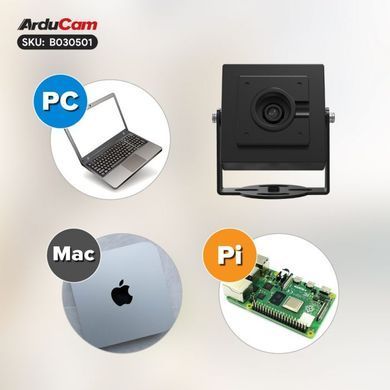 Arducam A708,12MP, 120&deg;(DFOV), HDR USB2.0