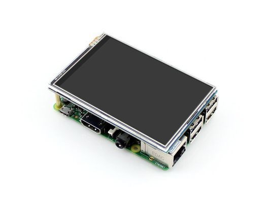 Дисплей Raspberry Pi 3.5inch LCD 480x320 Resistive Touch Screen (9904)