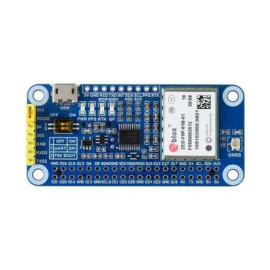 Плата розширення ZED-F9P GPS-RTK HAT (19884) придбати. Інтернет