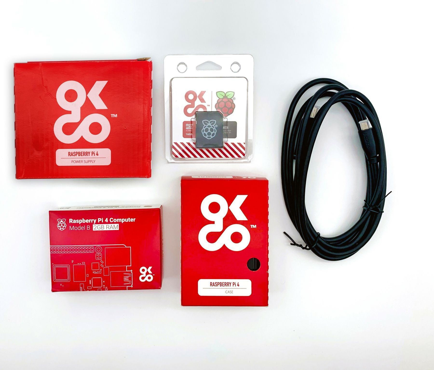 Купити Набір Raspberry Pi 4 Model B 2GB OKDO Starter Kit з безкоштовною ...