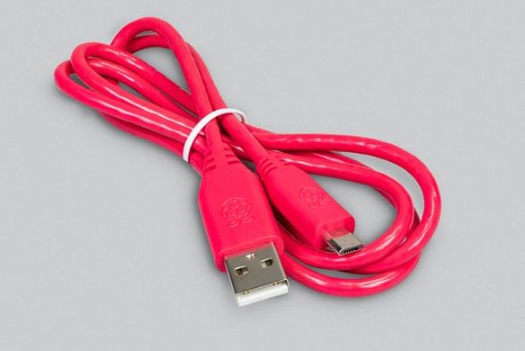 USB Type-A - micro USB Raspberry Pi кабель, 1 метр, красный Красный