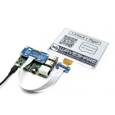 Raspberry Pi 5.83inch 600x448 E-Ink display HAT