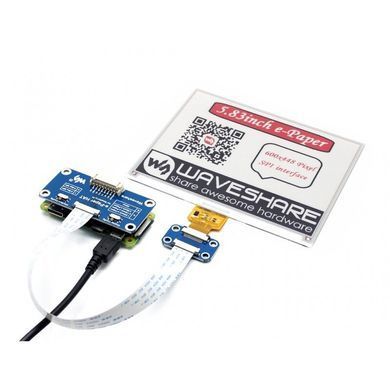 Raspberry Pi 5.83inch 600x448 E-Ink display HAT three-color RBW