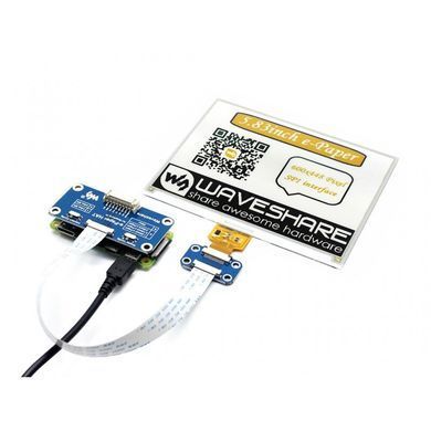 Raspberry Pi 5.83inch 600x448 E-Ink display HAT three-color YBW