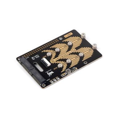 Плата розширення PCIe TO 2-CH M.2 HAT+ (B)