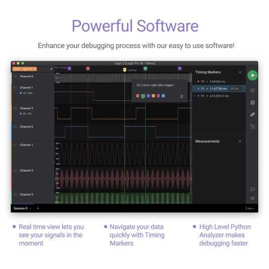 Купить Saleae Logic Pro 8 с бесплатной доставкой по Украине! - evo