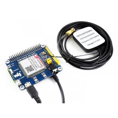 Плата расширения Raspberry Pi LTE Module HAT (17372)