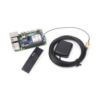 Плата розширення Raspberry Pi A7670E Cat-1/GNSS HAT (26631)