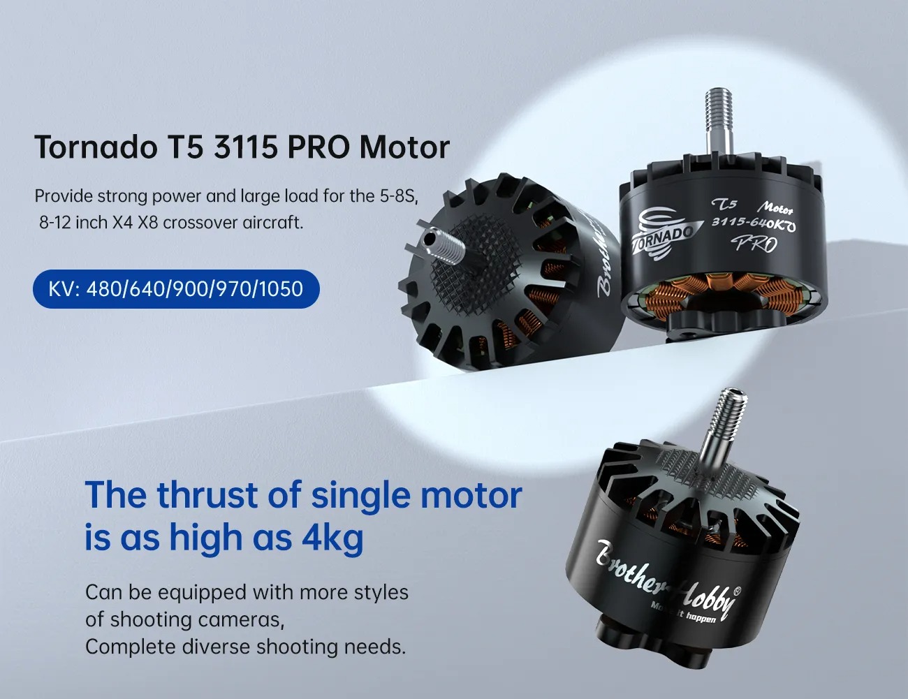 BrotherHobby Tornado T5 3115 Pro Motor KV: 900 - Интернет магазин  микрокомпьютеров и аксессуаров