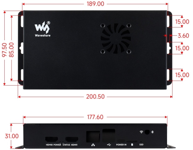 Корпус CM5-IO-BOARD-CASE-A придбати. Інтернет магазин мікрокомп'ютерів ...