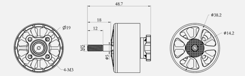 BrotherHobby Special Edition V4 32.5-15 665KV Motor(CW) - Інтернет